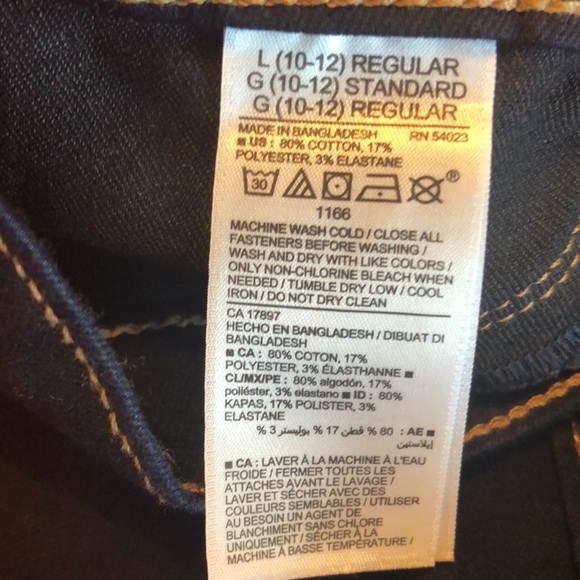 Cute dark blue pants for kids SIZE XS 12$ - Picture 3 of 3